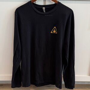 Electric Family Black Long Sleeve with Yellow and Orange Design